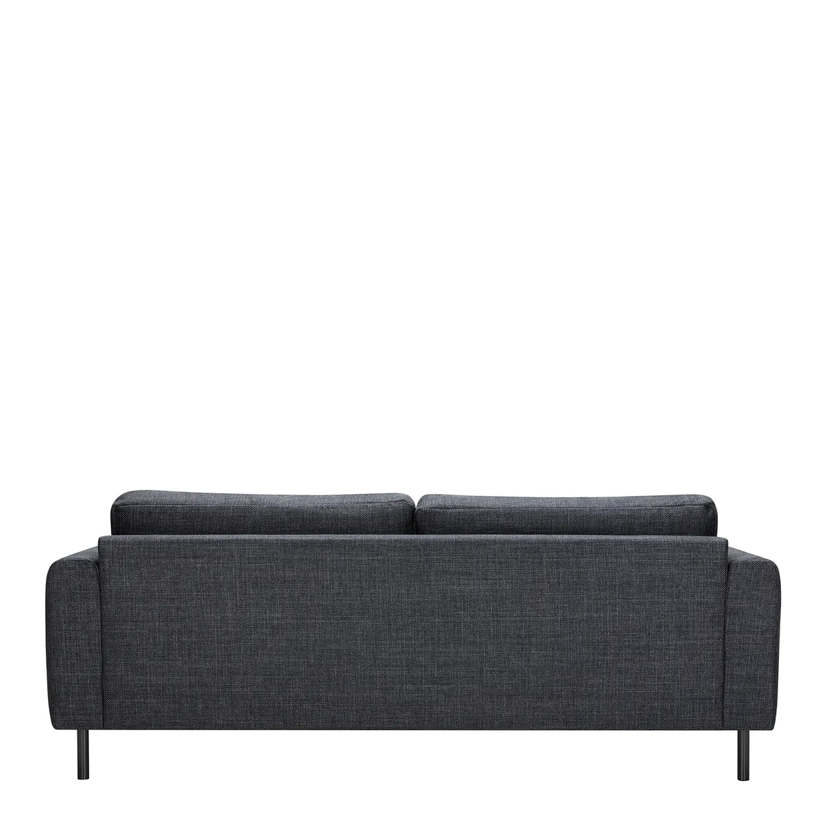 Omaha Set of 2 x 3 Seater Sofas in Basel Dark Grey Fabric