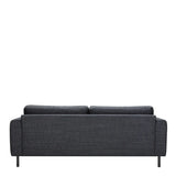 Omaha 2 + 3 Seater Sofa set in Basel Dark Grey Fabric