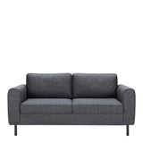Omaha 2 + 3 Seater Sofa set in Basel Dark Grey Fabric