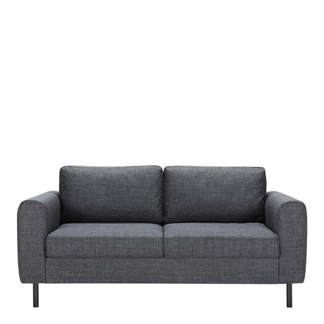 Omaha 2 + 3 Seater Sofa set in Basel Dark Grey Fabric
