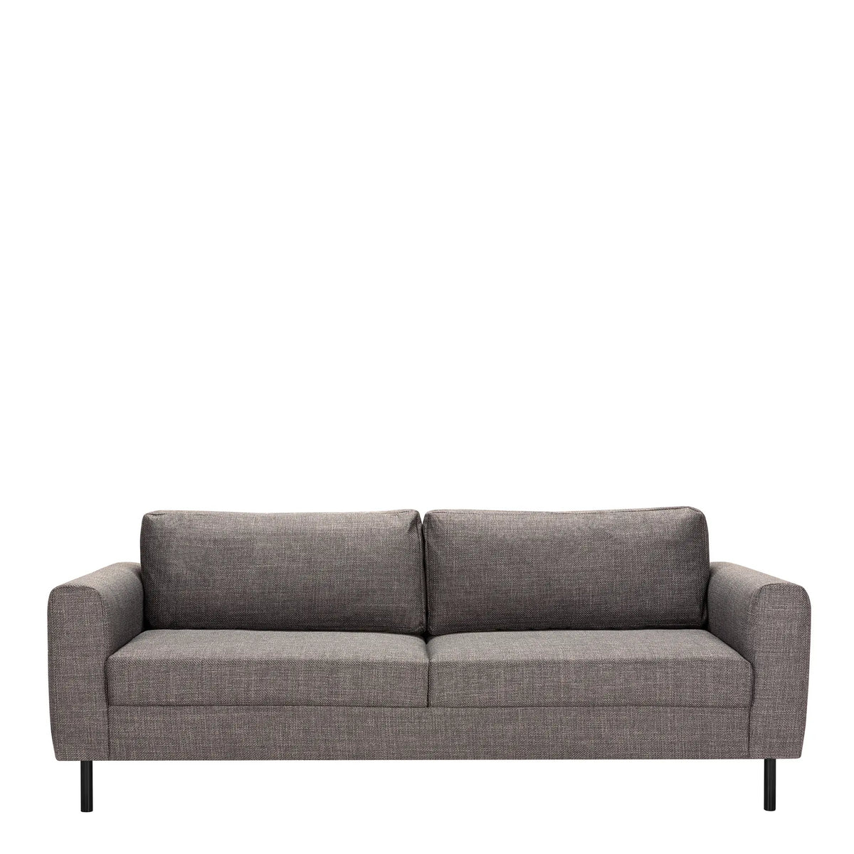 Omaha 2 + 3 Seater Sofa set in Basel Light Grey Brown Fabric
