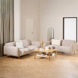 Westham 2.5 + 3 Seater Sofa Set in Fay Beige Fabric