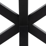 Heaven Dining Table with Ceramic Black Top 200x75.5cm