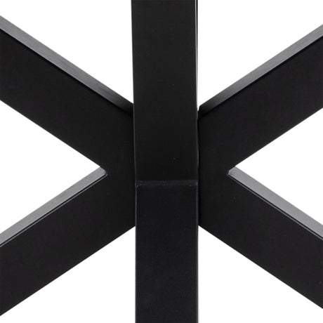 Heaven Dining Table with Ceramic Black Top 200x75.5cm