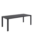 Brentford Matt Black Ceramic Dining Table 200x75cm