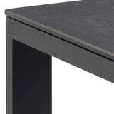 Brentford Matt Black Ceramic Dining Table 200x75cm