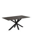 Heaven Dining Table in Ceramic  Black Top 160x75.5cm