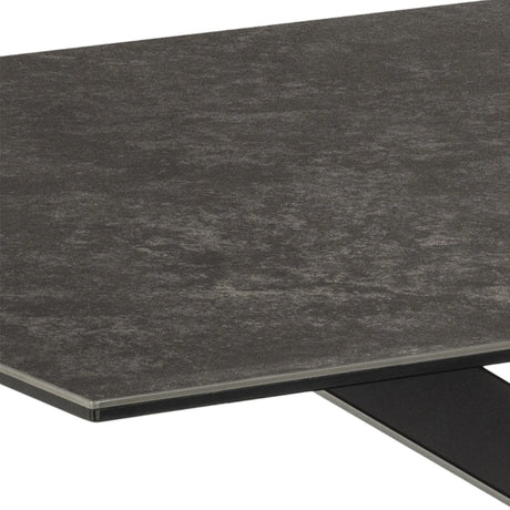 Heaven Dining Table in Ceramic  Black Top 160x75.5cm