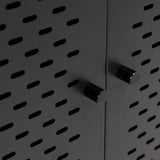Newcastle 2 Door Cabinet in Matt Black