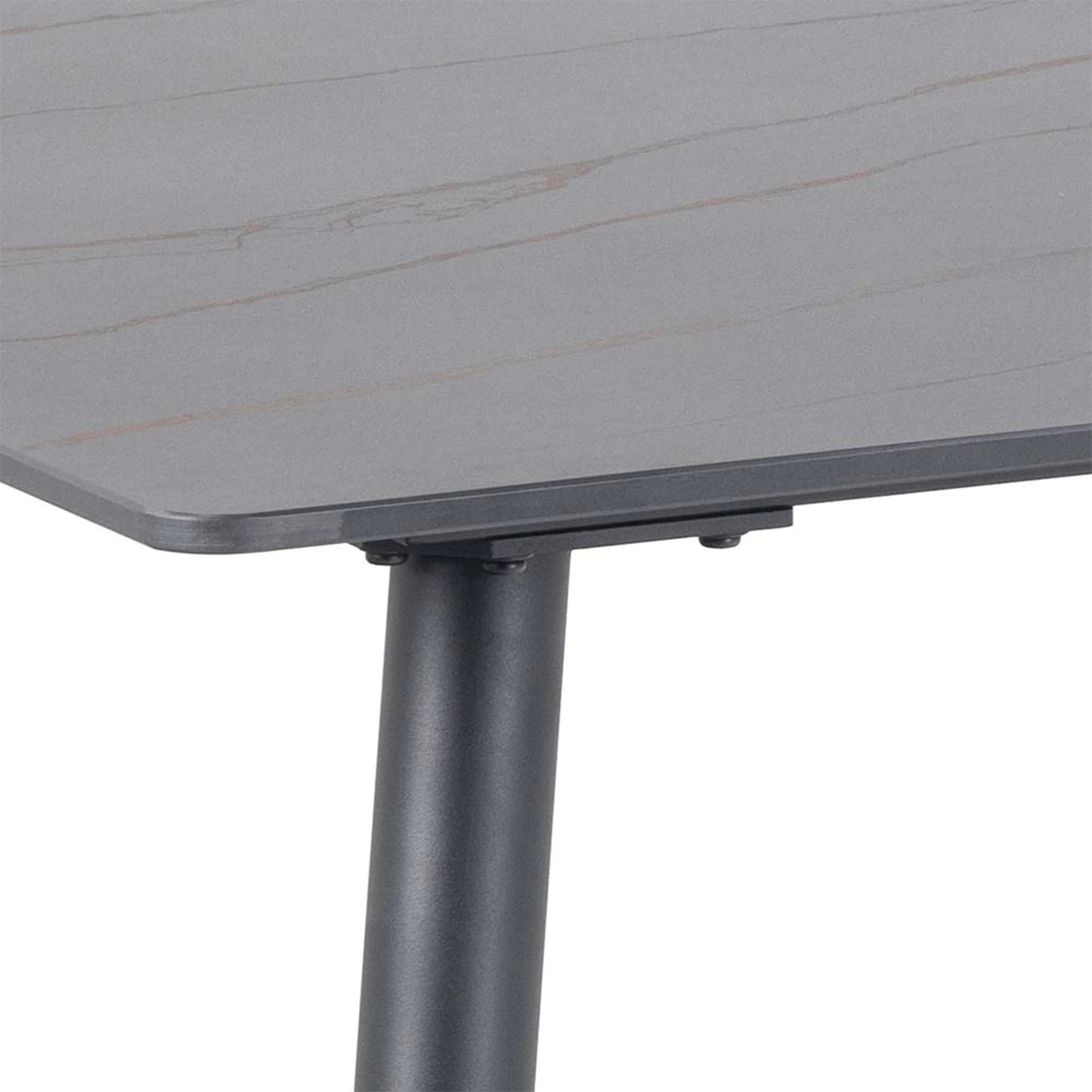 Wicklow Ceramic Dining Table in Black 140x75cm