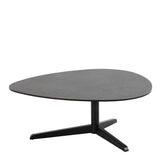 Barnsley Black Ceramic Coffee Table 84x77x34 cm