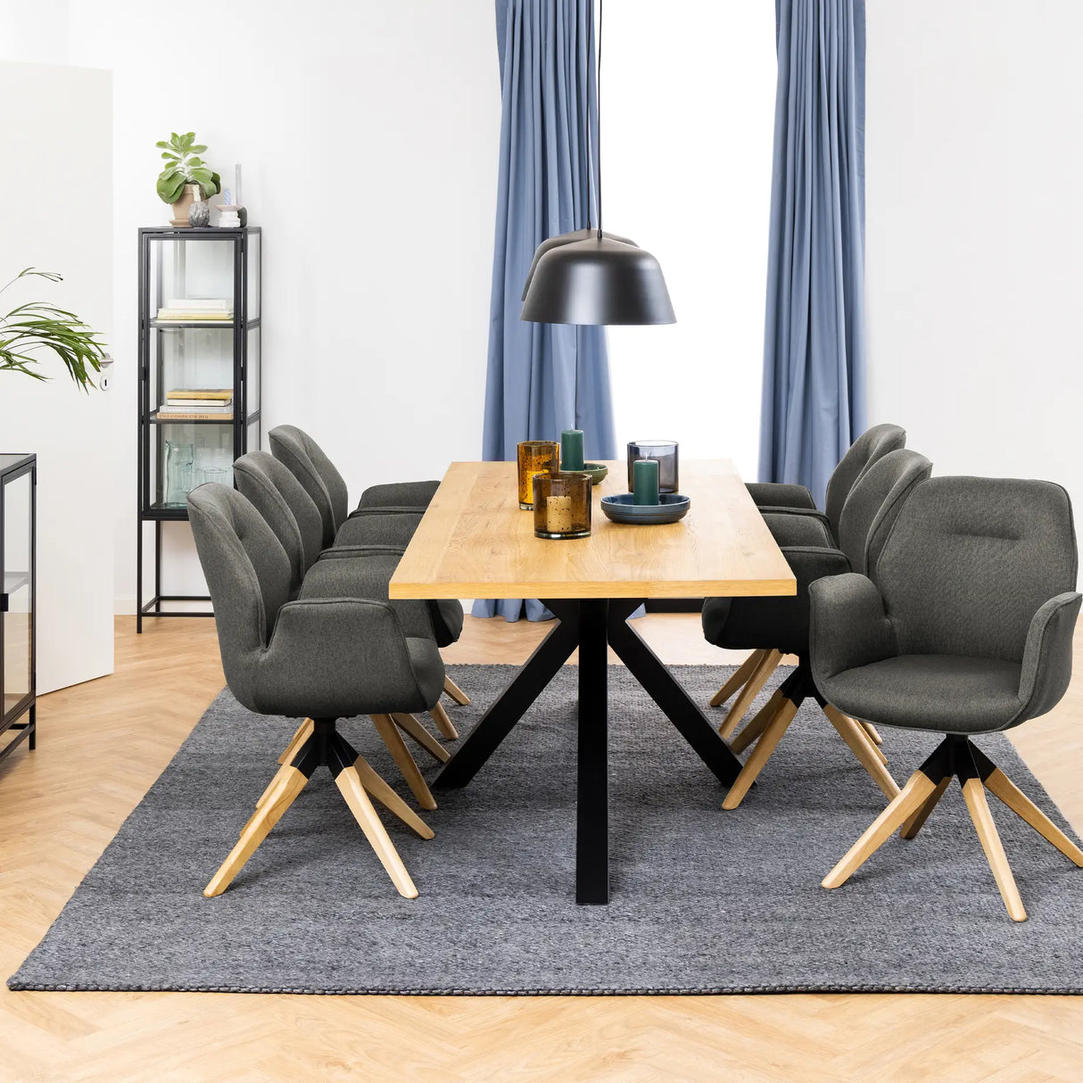 Heaven Rectangular Dining Table in Oak 220x75.5cm