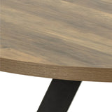 Zalida Round Dining Table with Extension in Oak