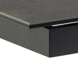 Heaven Extendable Dining Table with Ceramic Black Top 200240cm