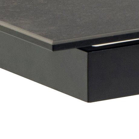 Heaven Extendable Dining Table with Ceramic Black Top 200240cm