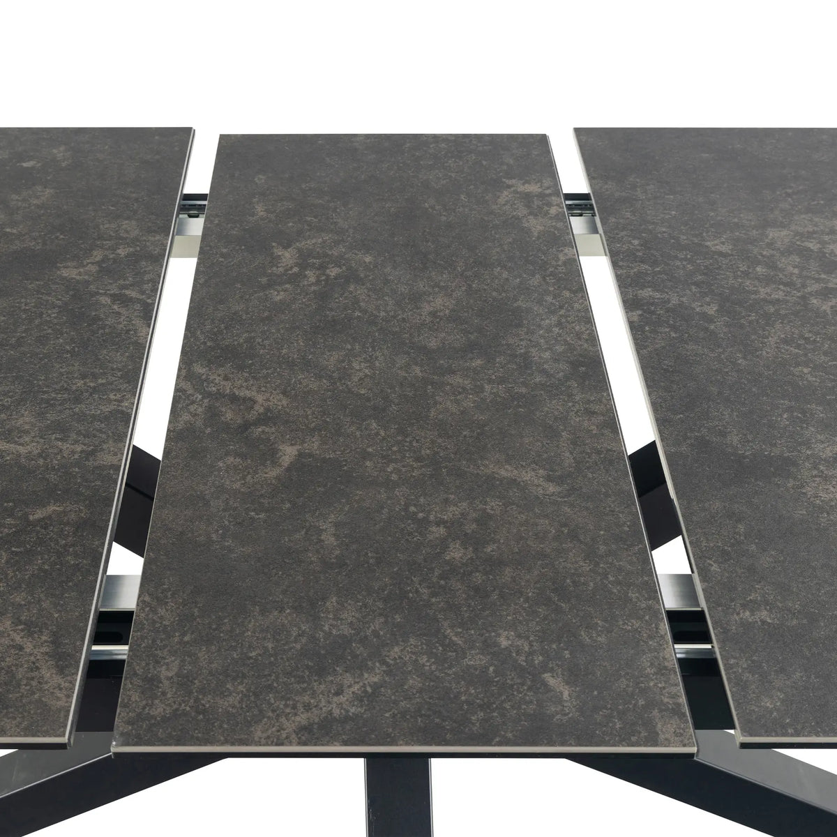 Heaven Extendable Dining Table with Ceramic Black Top 200240cm