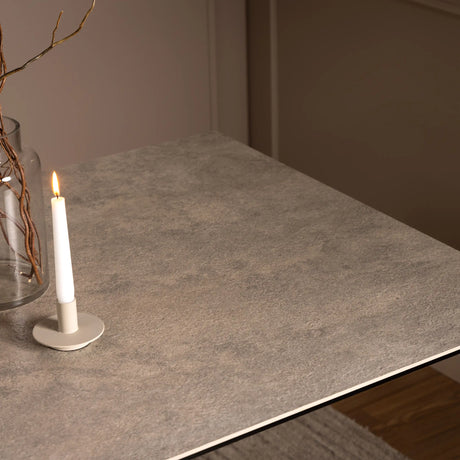 Heaven Dining Table in Ceramic Grey 160x75.5cm