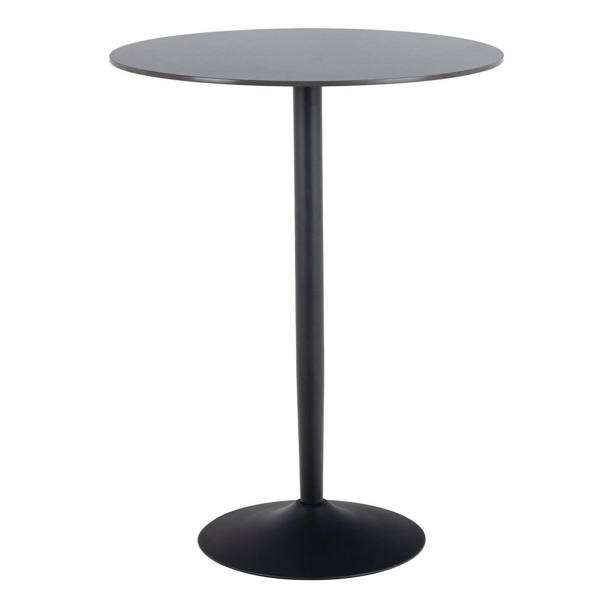 Malta Ceramic Round Bar Table in Black