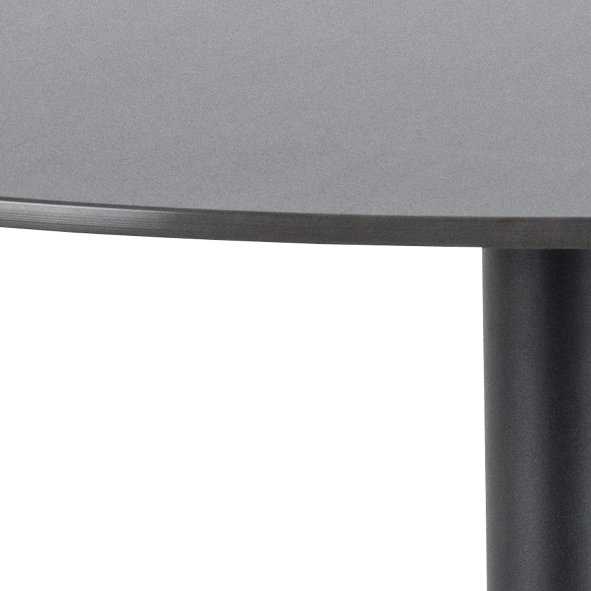 Malta Ceramic Round Bar Table in Black