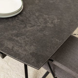 Blackburn Ceramic Dining Table in Black