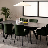 Blackburn Ceramic Dining Table in Black