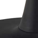 Malta Ceramic Square Dining Table in Black 90x75cm