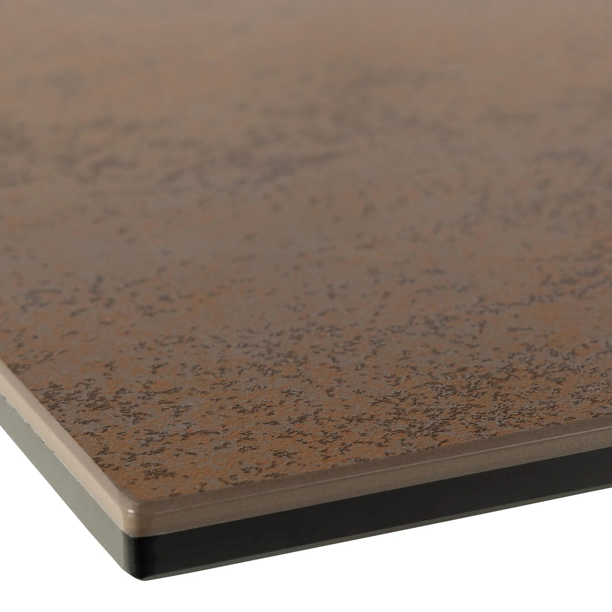 Heaven Extendable Dining Table with Ceramic Rusty Brown Top 168210cm