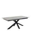 Heaven Extendable Dining Table with Ceramic Grey Top 200240cm