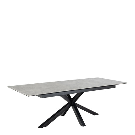 Heaven Extendable Dining Table with Ceramic Grey Top 200240cm