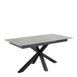 Heaven Extendable Dining Table with Ceramic Grey Top 168210cm