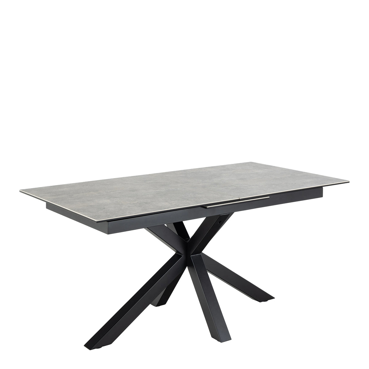 Heaven Extendable Dining Table with Ceramic Grey Top 168210cm