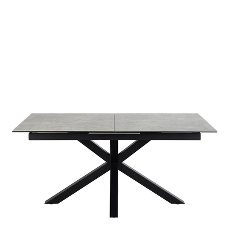 Heaven Extendable Dining Table with Ceramic Grey Top 168210cm