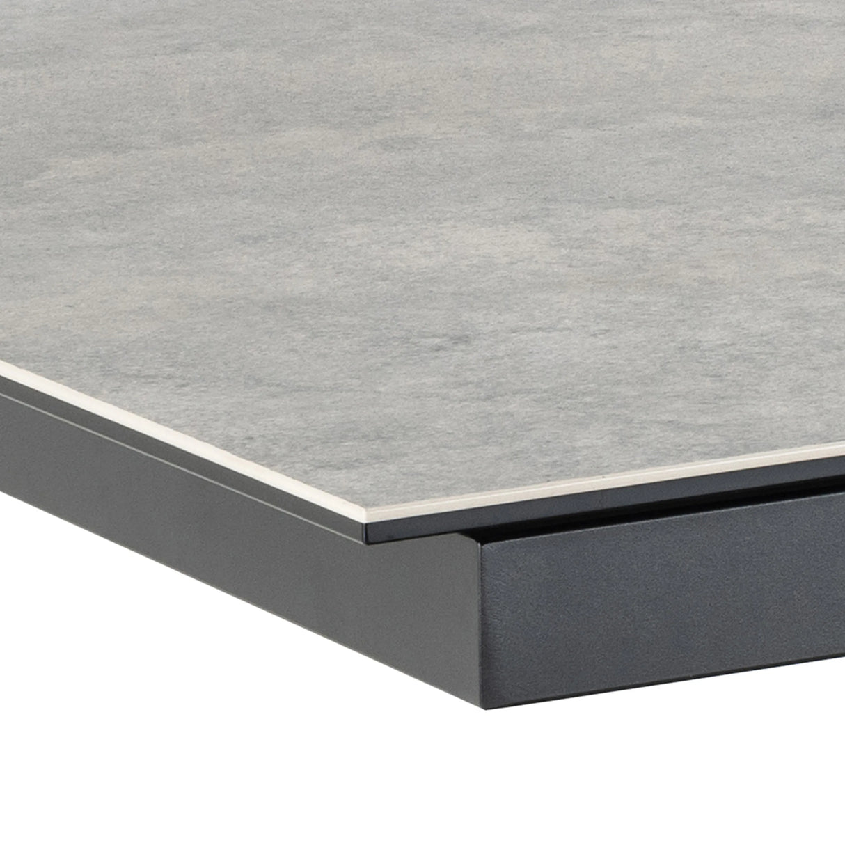 Heaven Extendable Dining Table with Ceramic Grey Top 168210cm