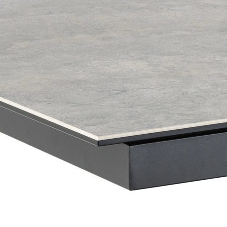 Heaven Extendable Dining Table with Ceramic Grey Top 168210cm