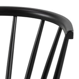 Christo Dining Table in Oak includes 6 Ida Dining Chair in Black
