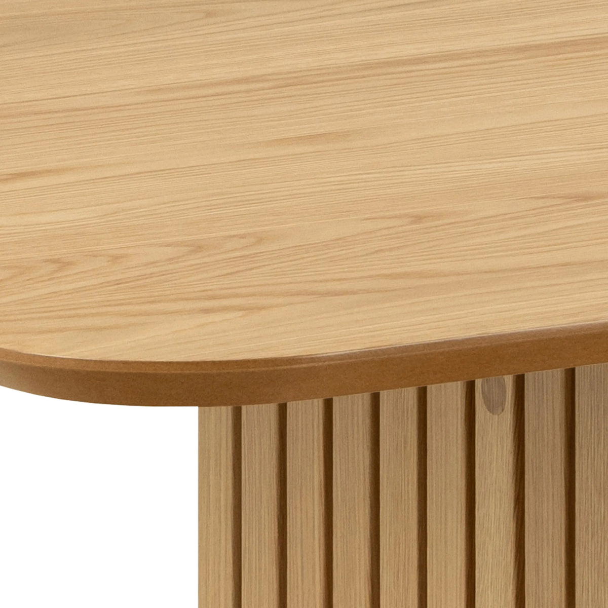 Christo Dining Table in Oak includes 6 Ida Dining Chair in Black