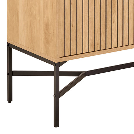Jaipur Sideboard With 2 Doors and 1 Drawer in Oak
