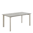 Palermo Ceramic Dining Table in Grey 160x75cm