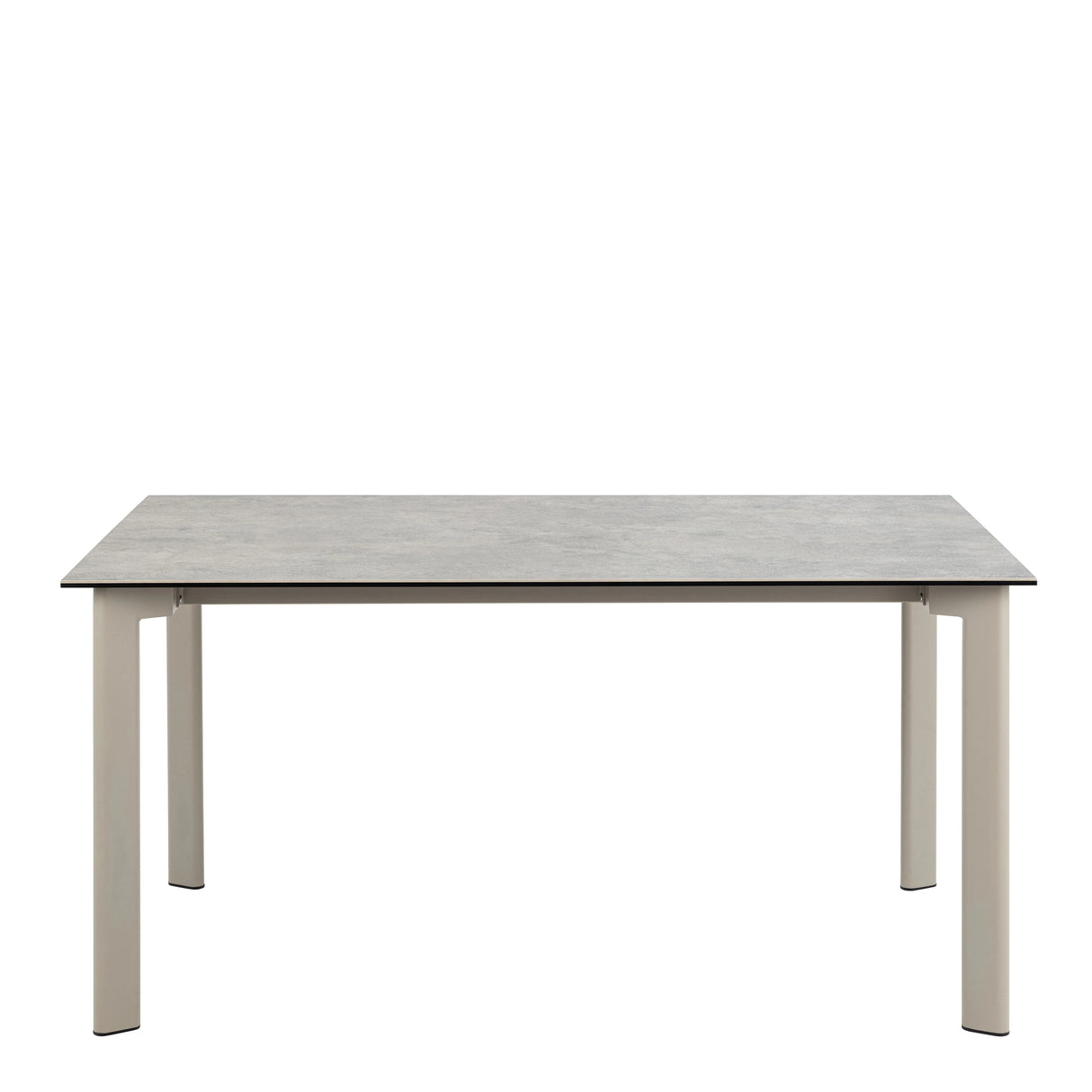 Palermo Ceramic Dining Table in Grey 160x75cm