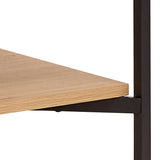 Jaipur Cabinet 2 Doors 3 Shelves With Oak Lamella Front