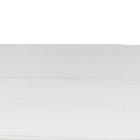 Malta Round Bar Table in Ceramic White