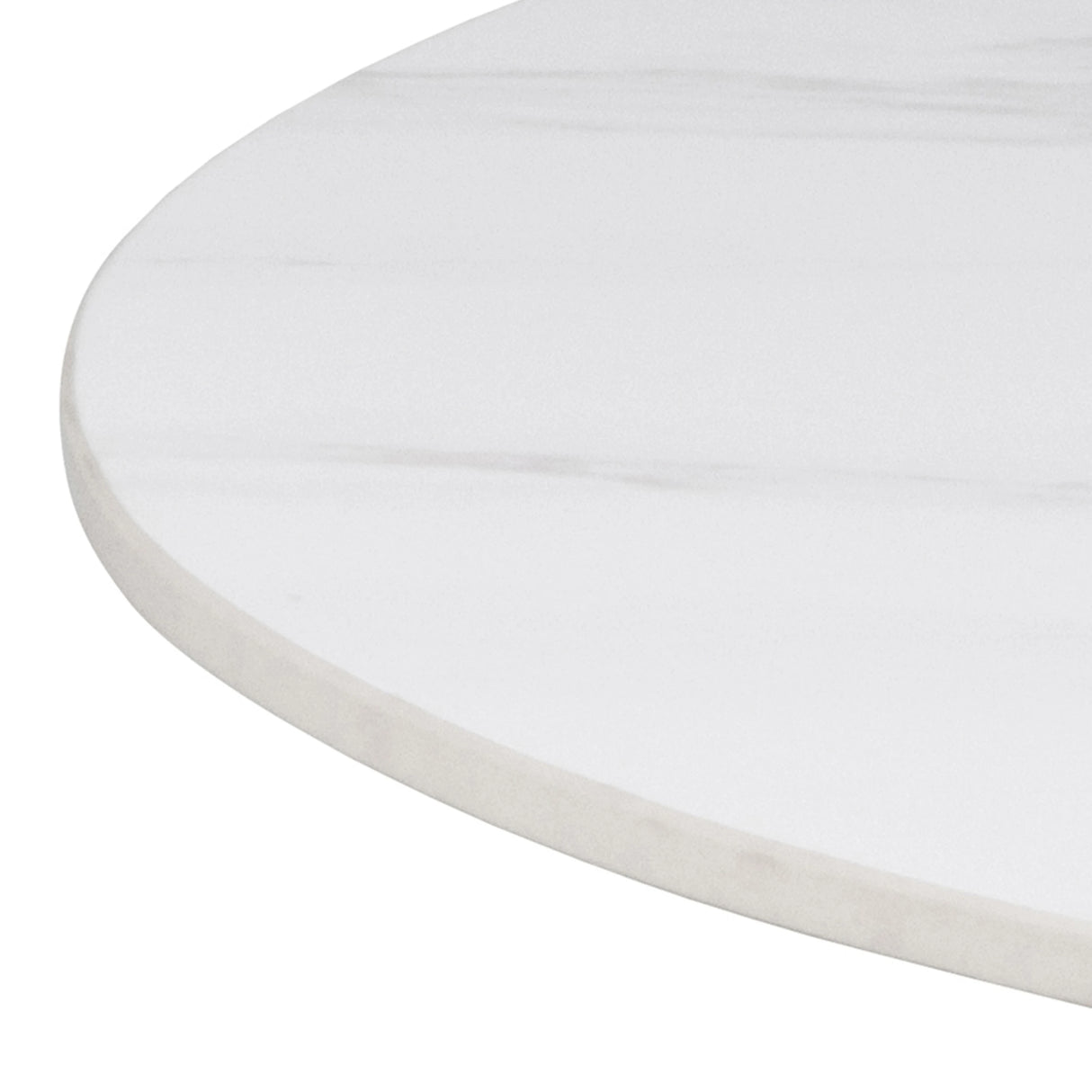 Malta Round Bar Table in Ceramic White
