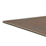Heaven Dining Table includes Ceramic Rusty Brown Top 135cm includes 4 Dean Beige Swivel Dining Chair