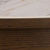 Southampton Round Extendable Dining Table in Cream Ceramic 120x75cm