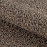 Midfield Left Hand Facing 2 Seater Chaise Longue in Boucle Taupe Fabric