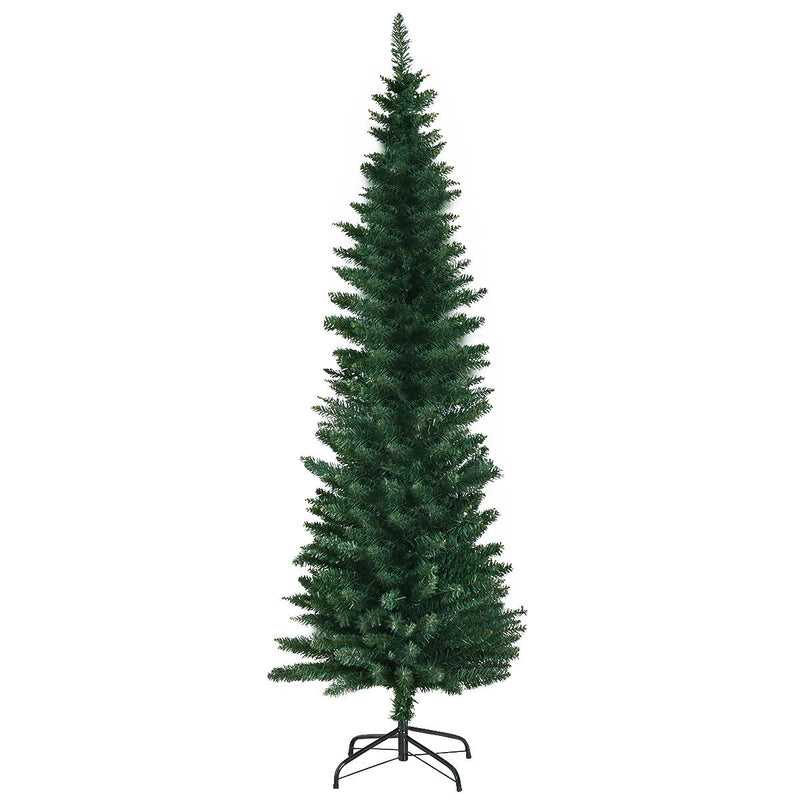 1.8 M Slim Pencil Christmas Tree with Branch Tips for Indoor Decoration