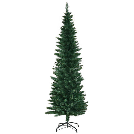 1.8 M Slim Pencil Christmas Tree with Branch Tips for Indoor Decoration