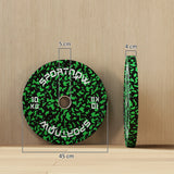 SPORTNOW Olympic Weight Plates with 5cm Holes, for Weight Lifting, 2 x 10kg