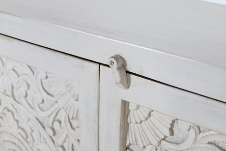 Giner and Colomer  Mango Wood 2-Door 3-Drawer Sideboard