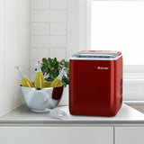 Portable Electric Ice Cube Maker 2.6L-Red